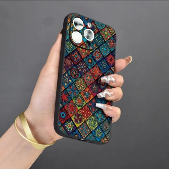 Bohemian Style Case For iPhone 14 Pro Max - MULTICOLOR-SALE - Picture 8 of 11